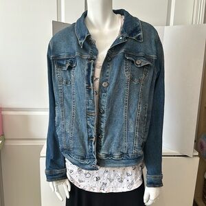 Torrid brand First at Fit Vintage Wash Jean Jacket